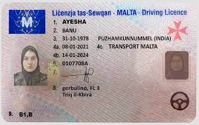 driving licence in malta